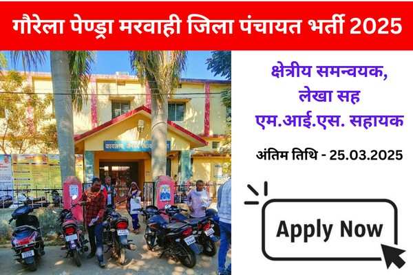 Gaurela Pendra Marwahi Jila Panchayat Vacancy 2025 – Apply for Regional Coordinator & MIS Assistant Posts